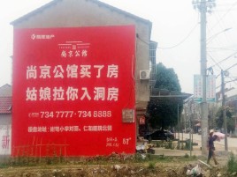 峨边彝族自治县墙体广告在乡镇、农村市场的媒体优势