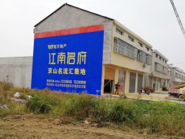 峨边彝族自治县农村墙体广告在不同形式上面展现的不同特色