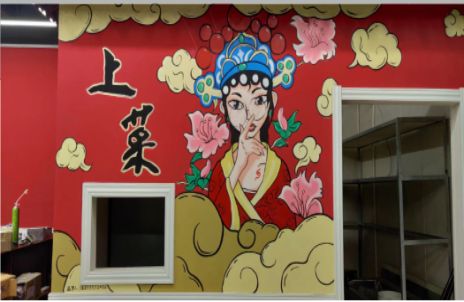 峨边彝族自治县墙体彩绘的发展和应用